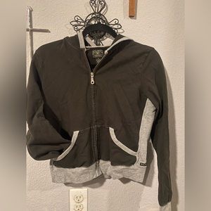 Vintage lucky brand zip up hoodie